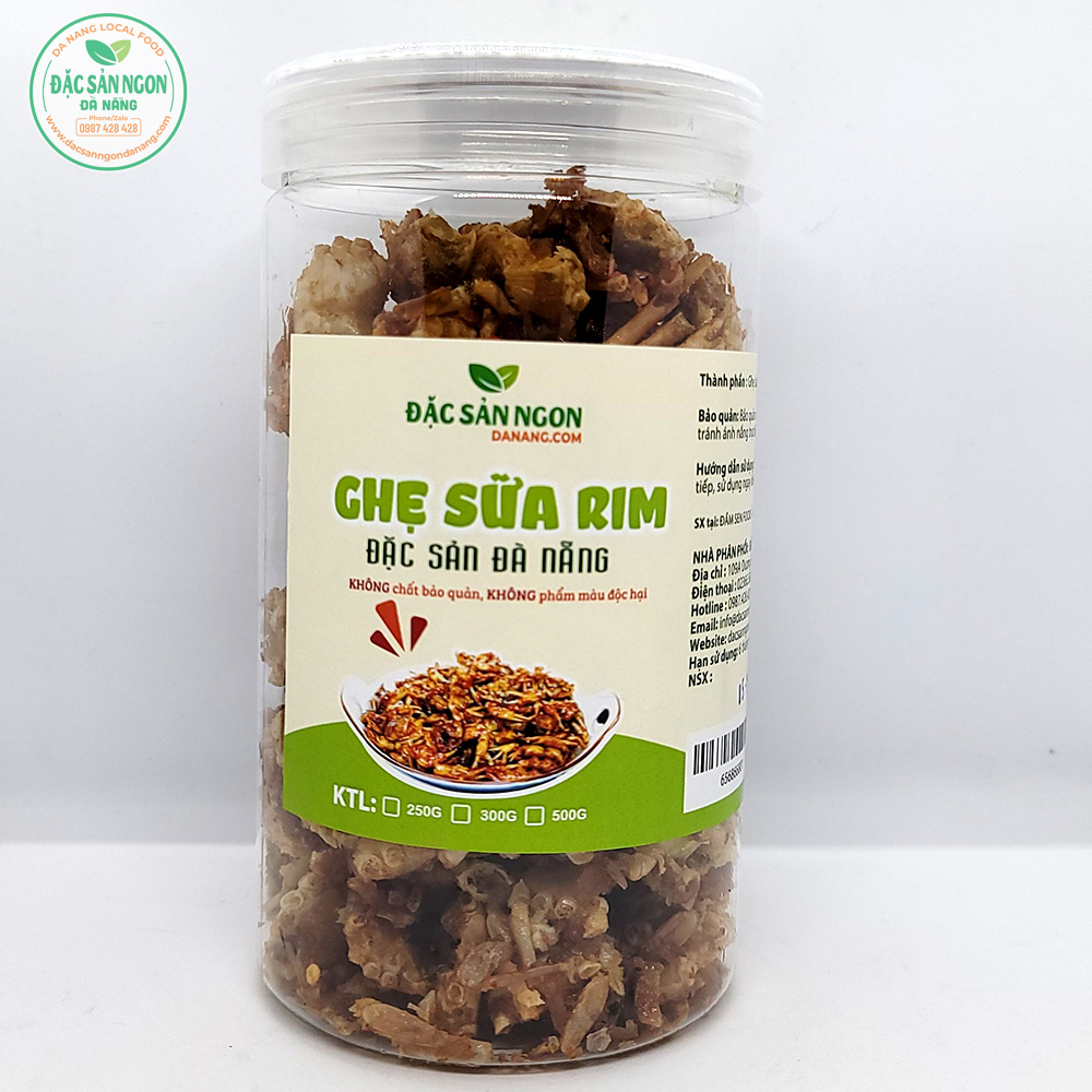 Gửi Ghẹ Sữa Rim đi Maylaysia